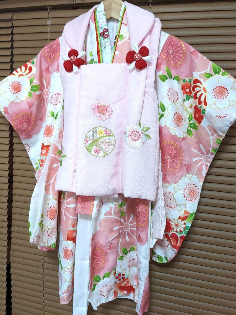 七五三　3歳　着物　フルセット