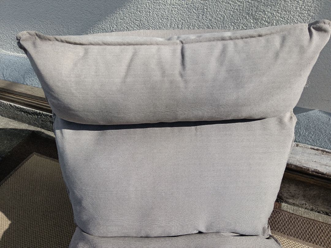 超美品 無印良品 ハイバック リクライニングソファ 無垢材 1P ①