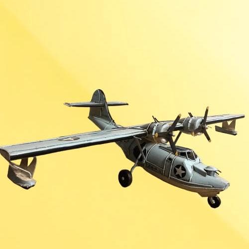 PBY カタリナ 飛行艇 ブリキ インテリア 置物 おもちゃ プラモデル 模型