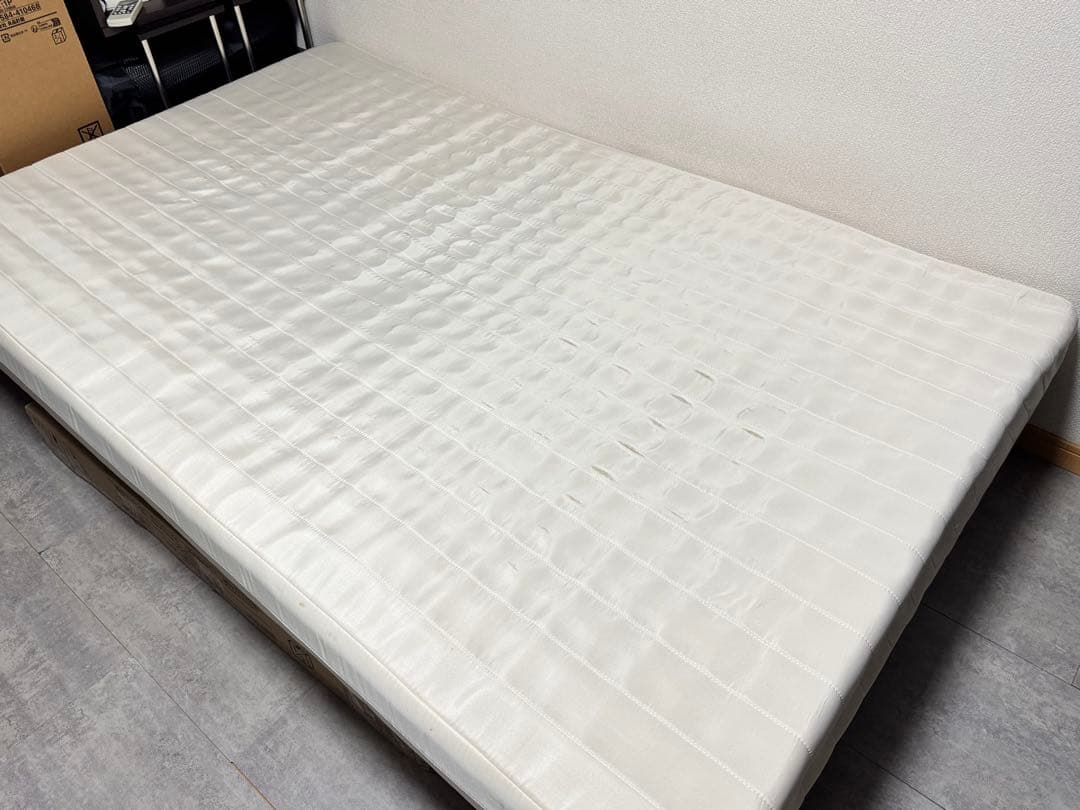 【送料込】無印良品 脚付きマットレス セミダブル 旧型6本脚 廃盤品