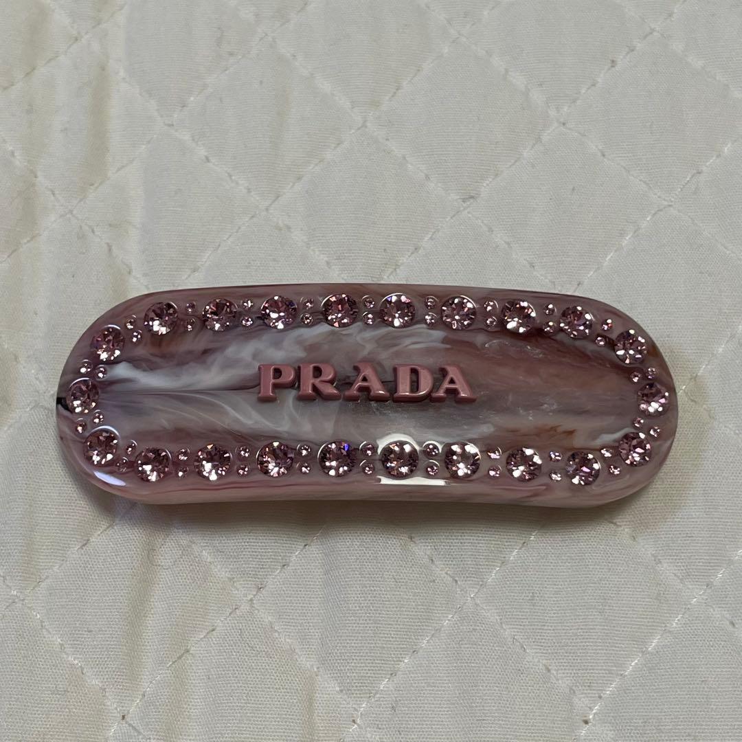 【kanna】PRADA プレックス　ヘアクリップ　ピンク