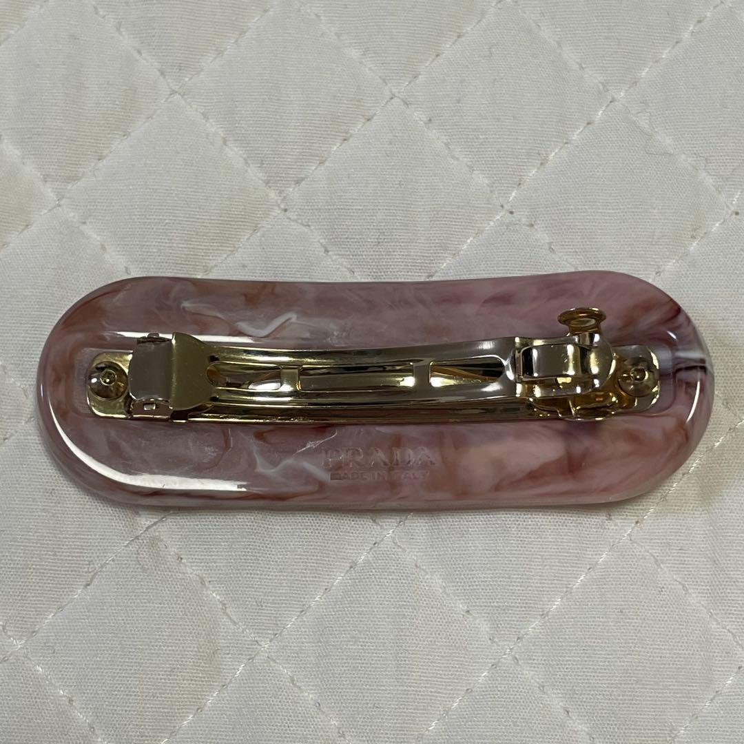 【kanna】PRADA プレックス　ヘアクリップ　ピンク