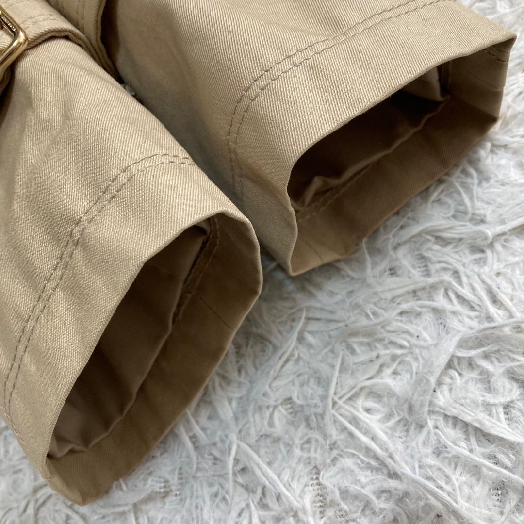 17156✨バーバリーブルーレーベル 40 ノバチェック トレンチコート ベルト