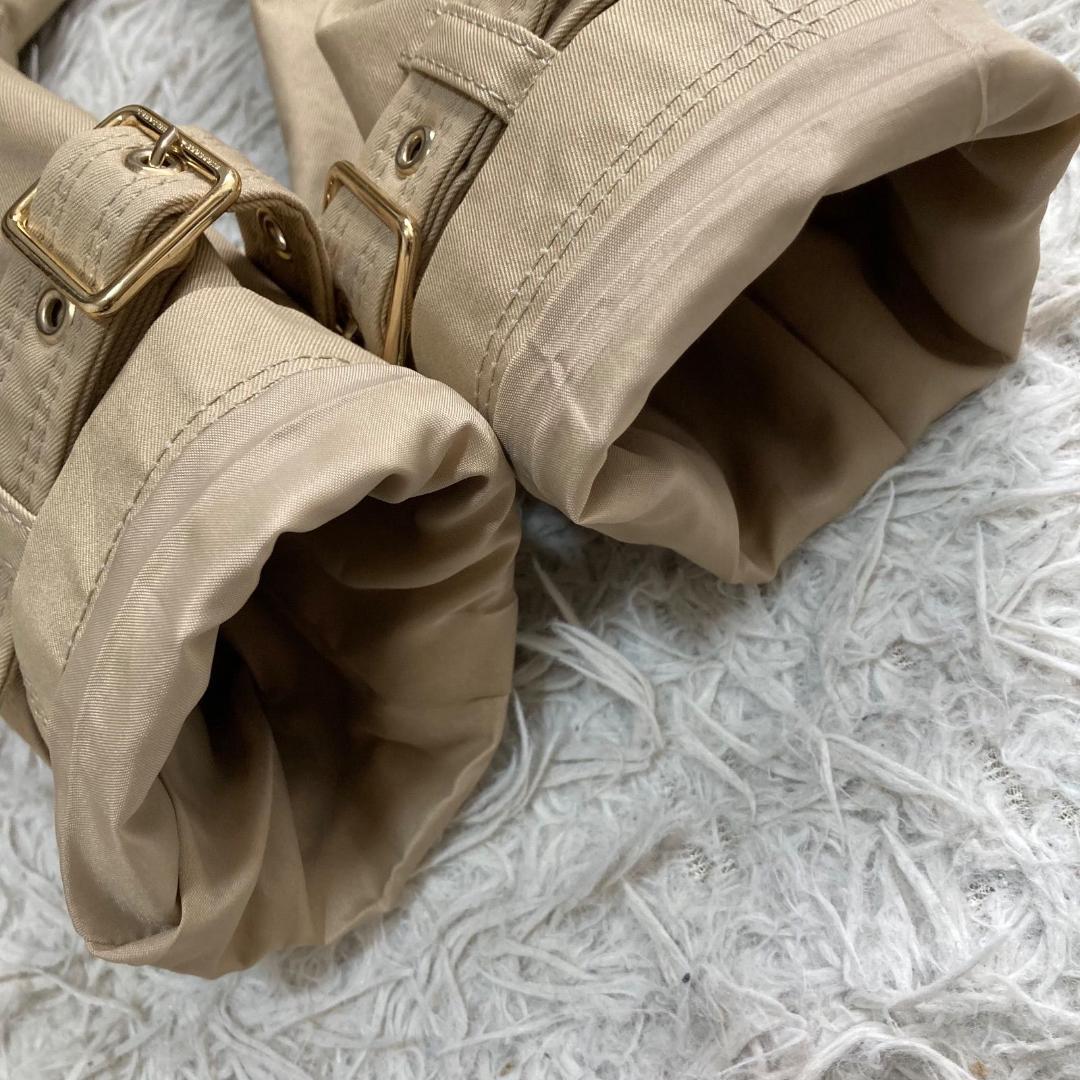 17156✨バーバリーブルーレーベル 40 ノバチェック トレンチコート ベルト