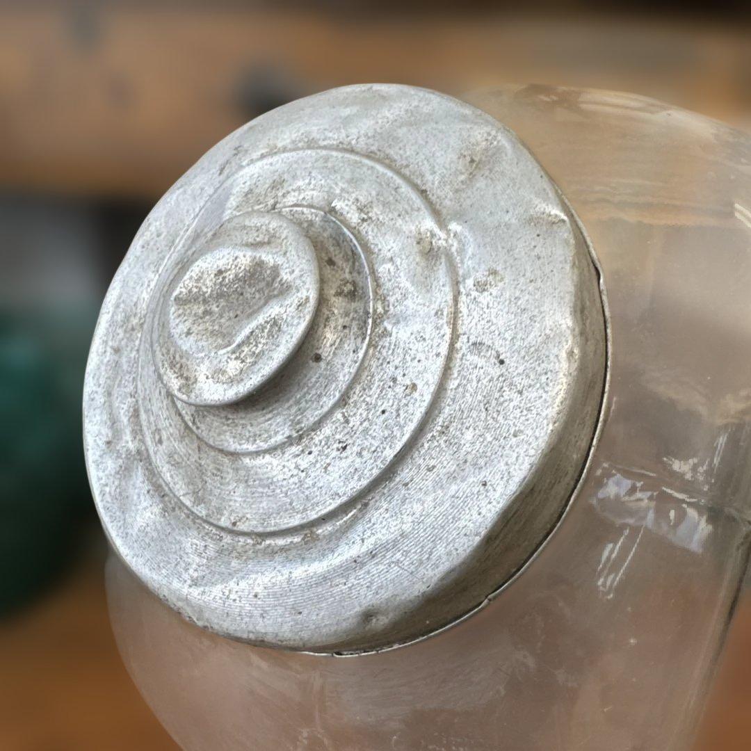 クラシック ガラス保存容器 メタルキャップ