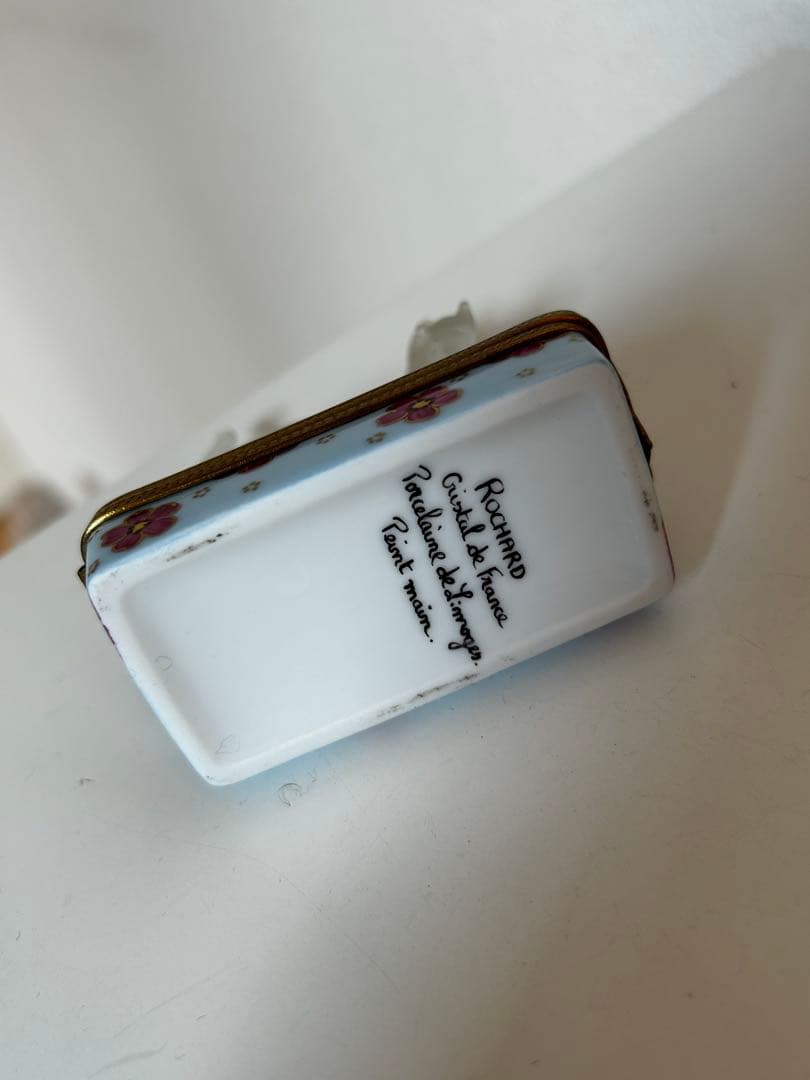 リモージュROCHARDボックスBOXガラスキャット猫シリーズ⑤・希少未使用品