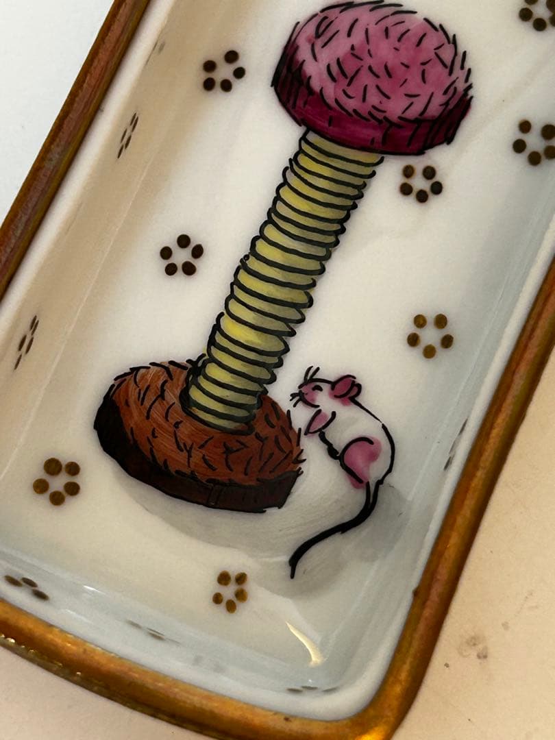 リモージュROCHARDボックスBOXガラスキャット猫シリーズ⑤・希少未使用品