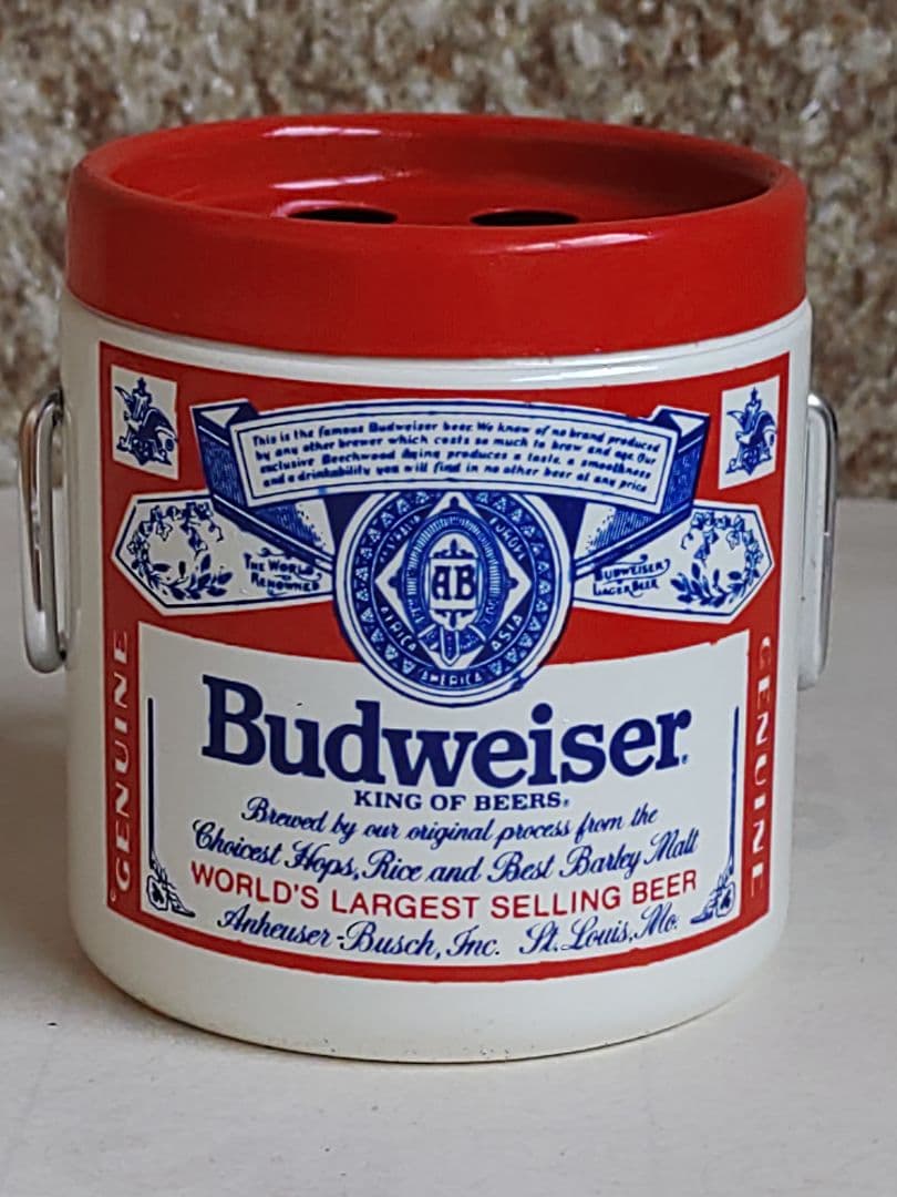 【希少品】Budweiser　ヴィンテージ灰皿　未使用品　アシストスタンド付き