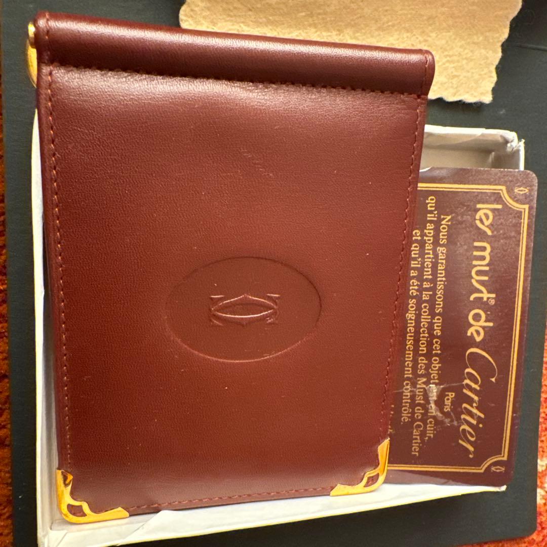Cartier マネークリップ Must de Cartier