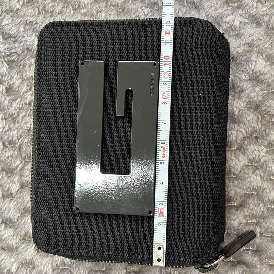 GUCCI ブラック 2つ折り財布 メンズ 035 0416 1988