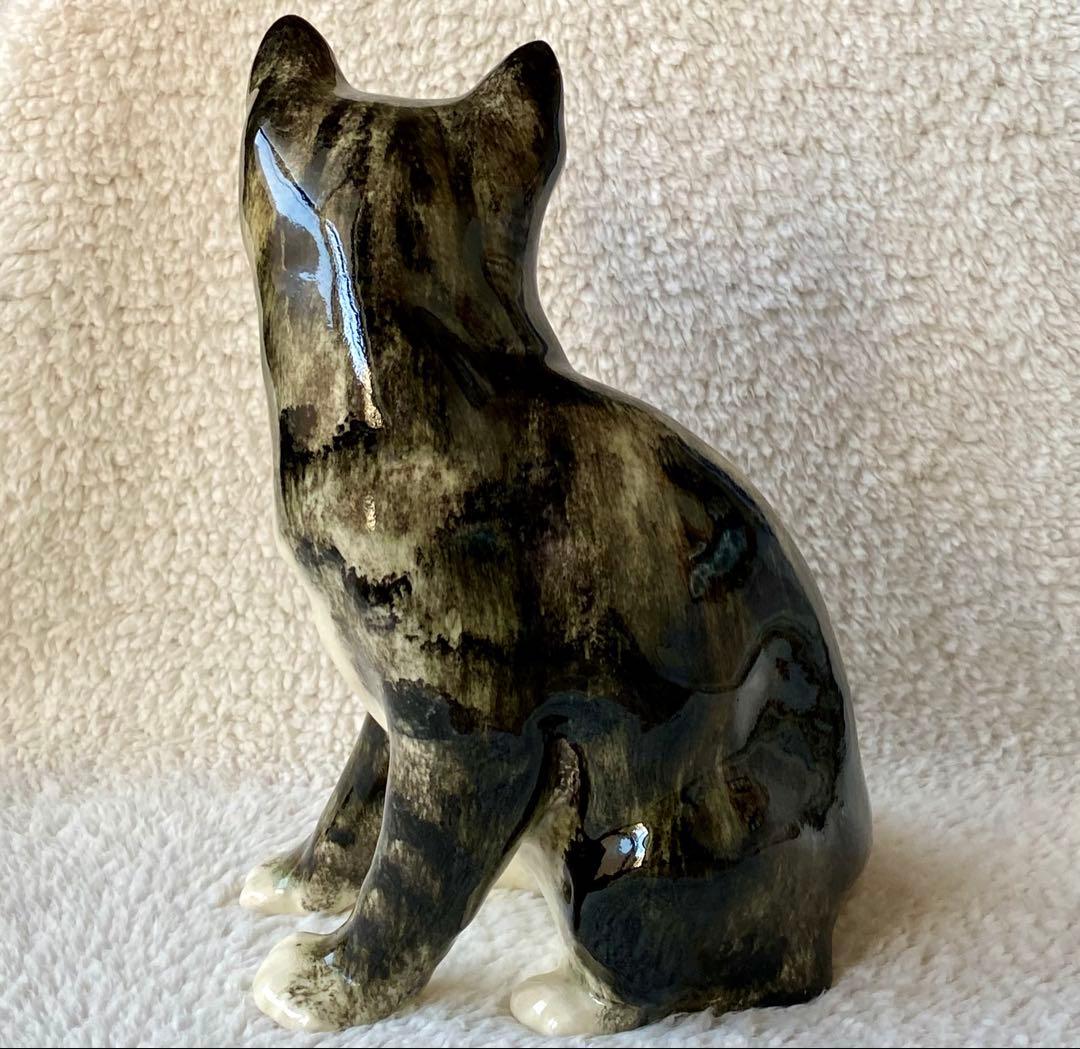 モデルNo.43 ウィンスタンレイキャット　初期作品　見返り猫　貫入無し❣️