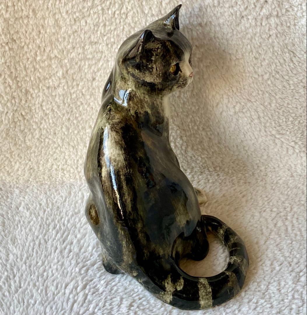 モデルNo.43 ウィンスタンレイキャット　初期作品　見返り猫　貫入無し❣️
