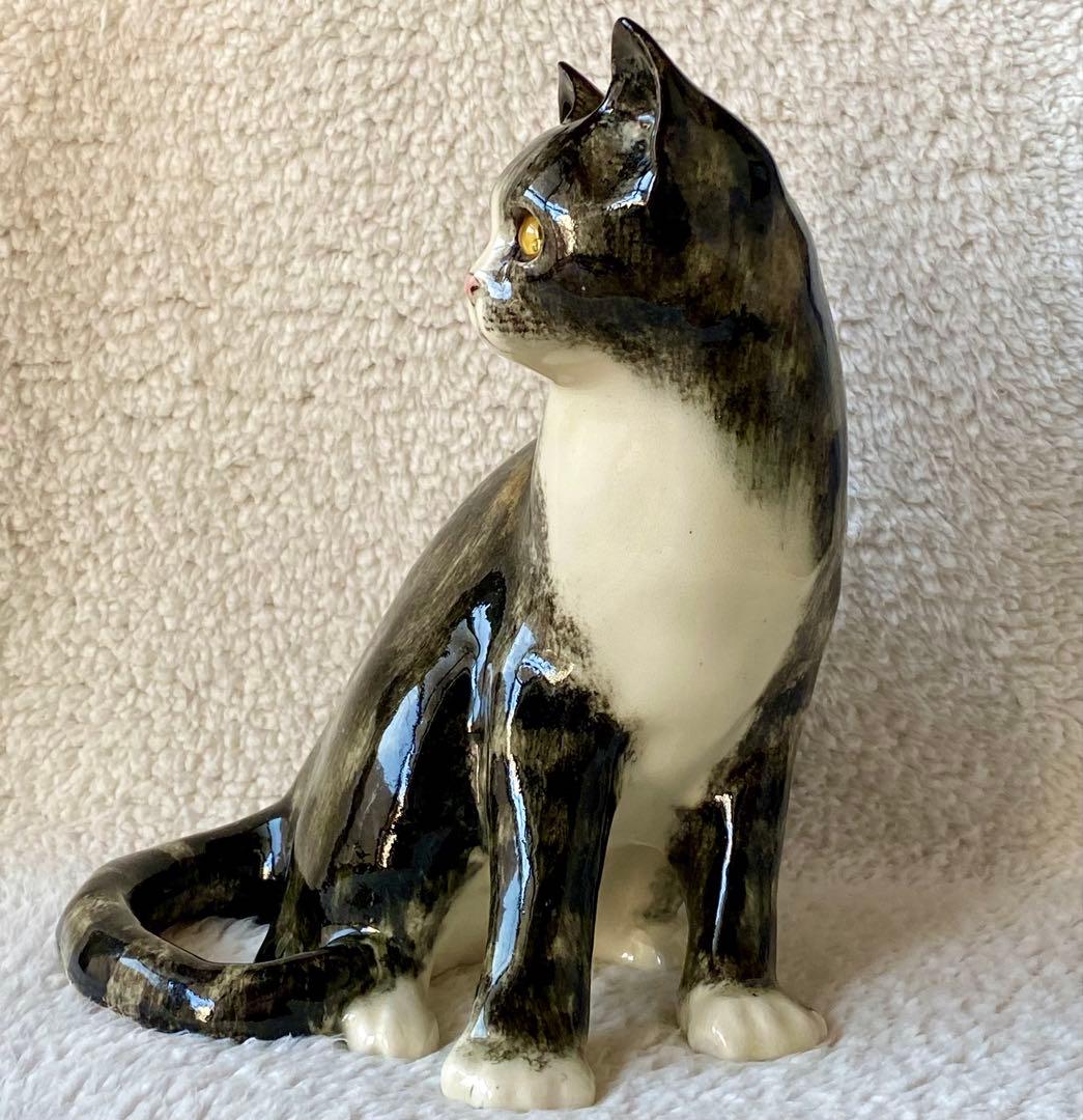 モデルNo.43 ウィンスタンレイキャット　初期作品　見返り猫　貫入無し❣️