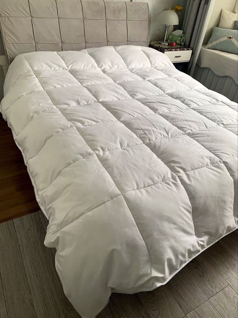 ホワイト ダブルサイズ 羽毛掛け布団180×220cm