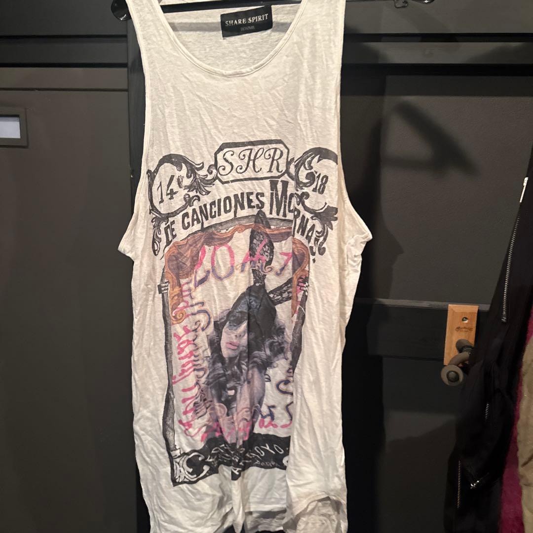 SHARE SPIRIT グラフィックタンクトップ