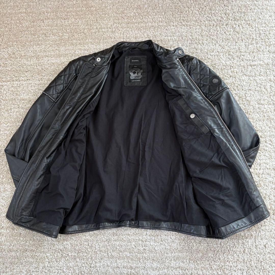 DIESEL ディーゼル　レザージャケット　ライダース　羊革100％