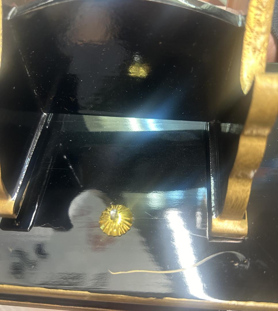 伝統工芸木製品 24cm 軍扇陣笠揃 五月人形　小道具　扇　太鼓　買い替え