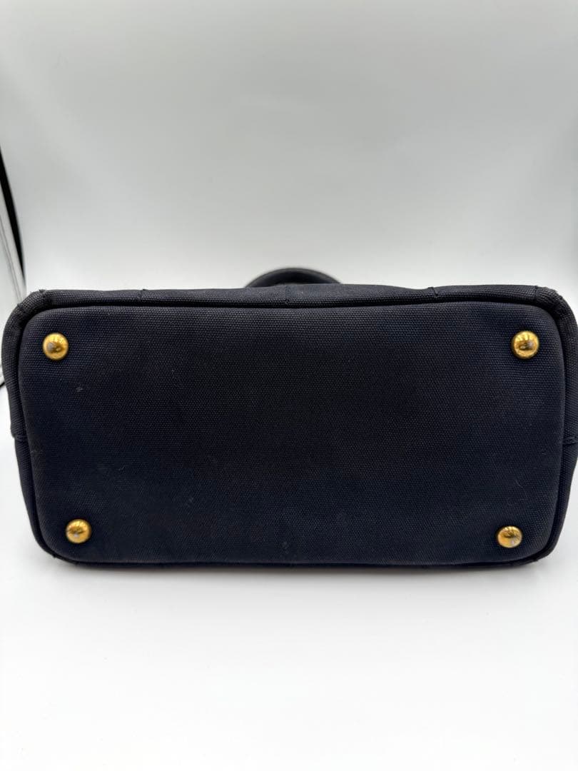 PRADA プラダ　カナパ　S トートバッグ　ネイビー