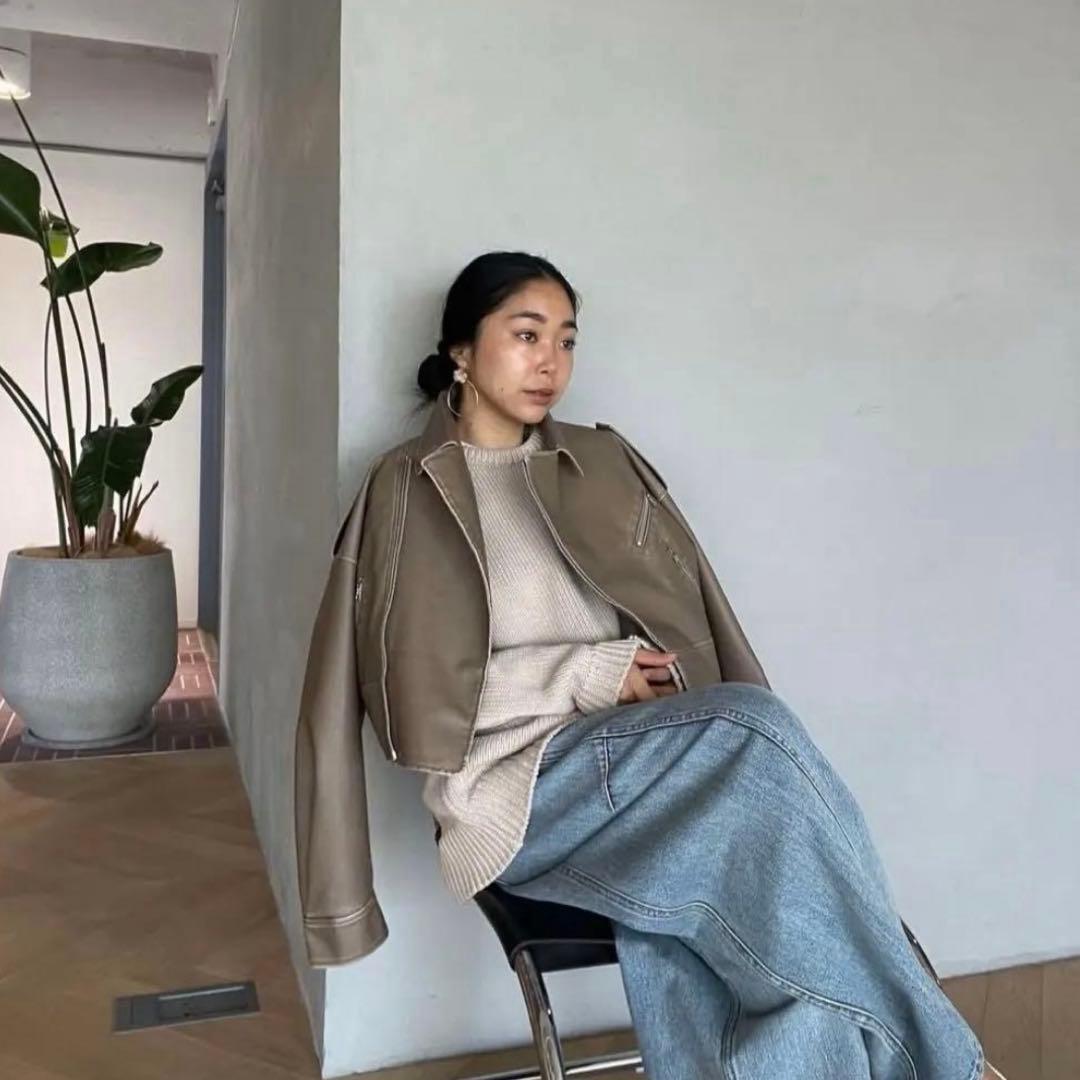 A*m様 新品　searoomlynn Vintage wash ECOレザーラ