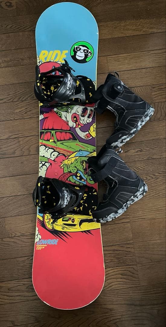 Ride Lowride スノーボード 120cm 3点セット
