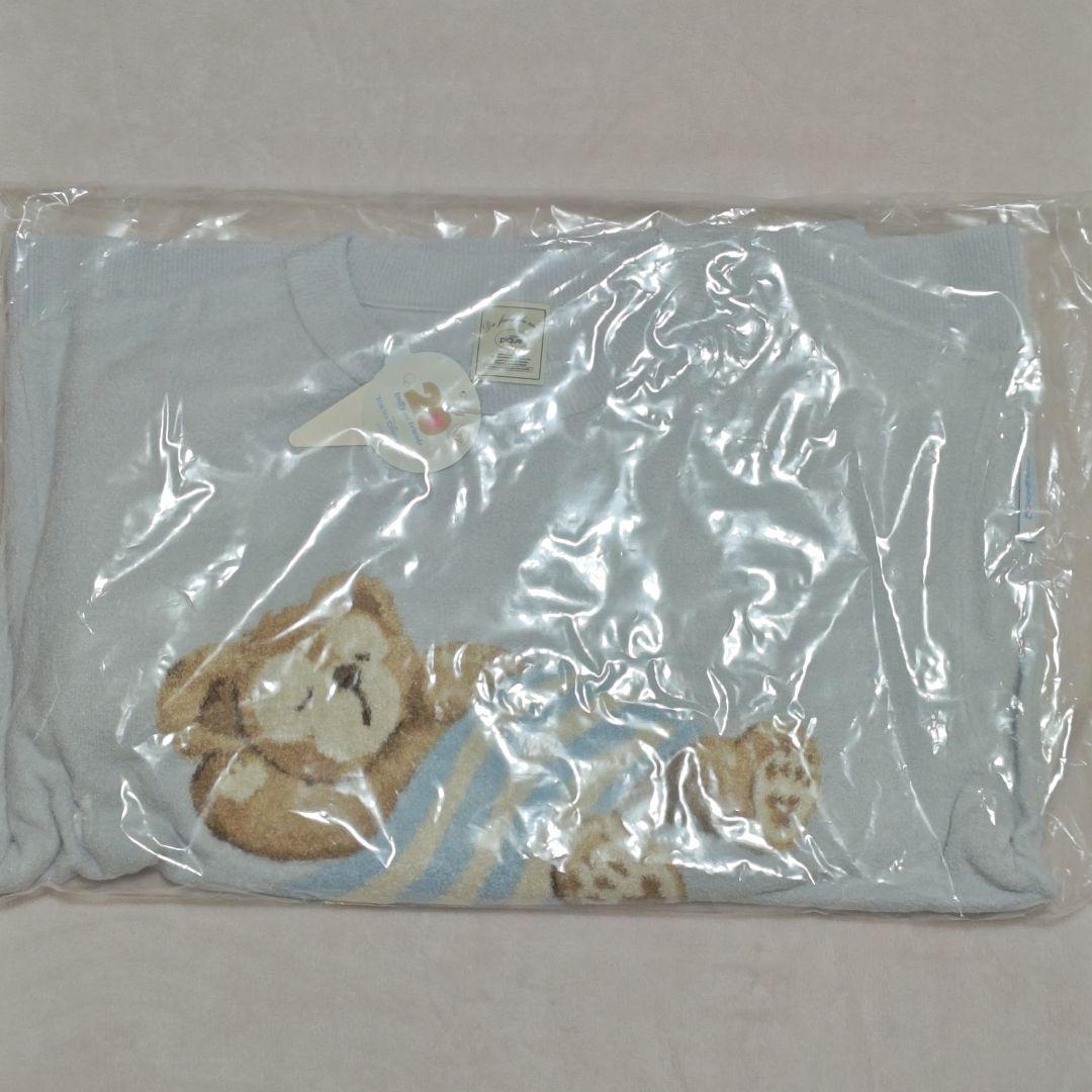 ダッフィー＆フレンズ 20周年 ジェラピケ ルームウェアセット 半袖 ブルー