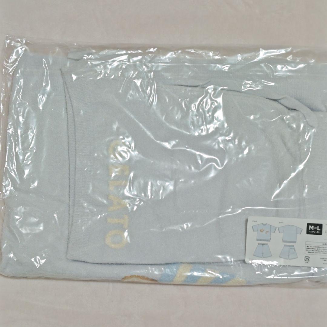 ダッフィー＆フレンズ 20周年 ジェラピケ ルームウェアセット 半袖 ブルー