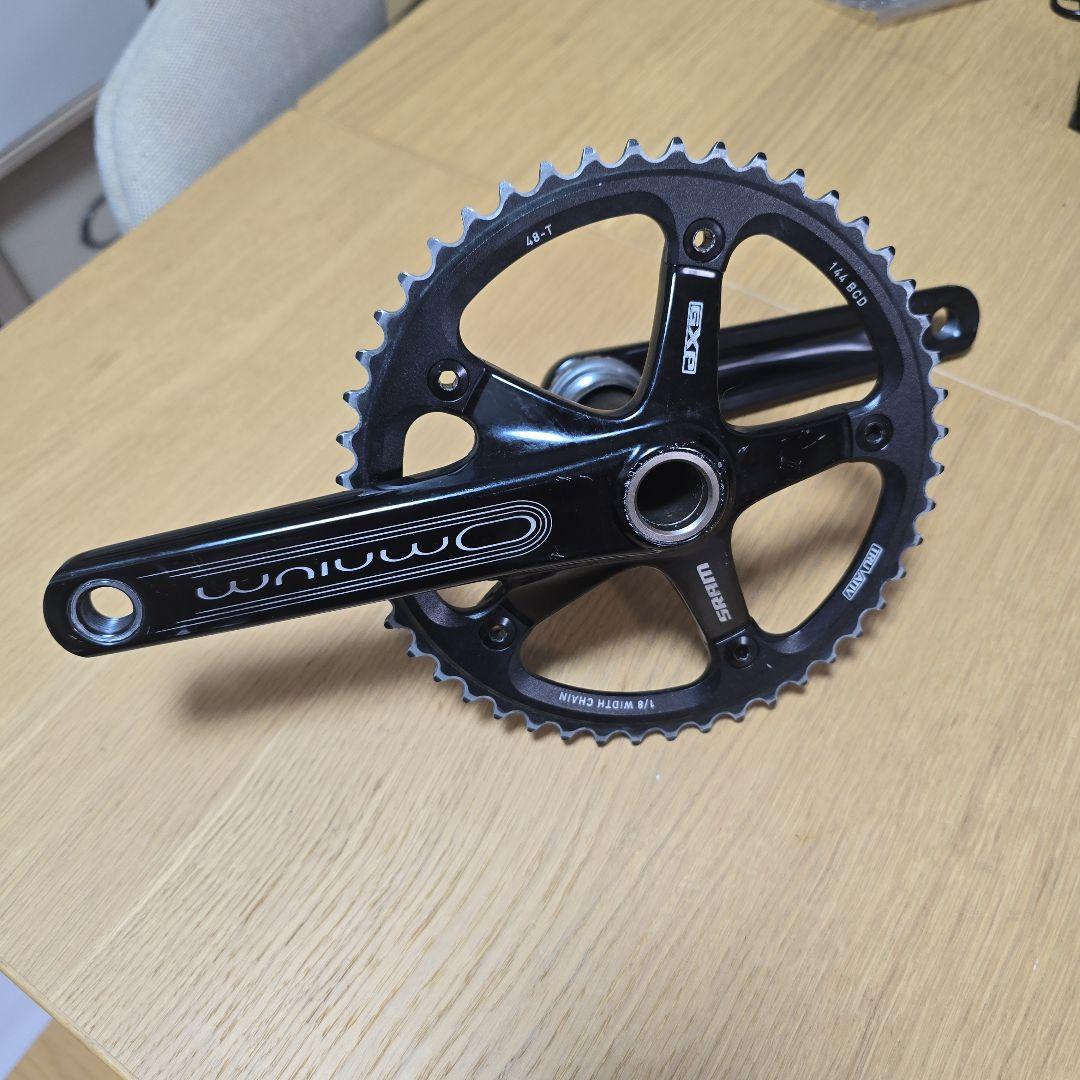 ピスト Omnium クランク 165mm 48T BBセット