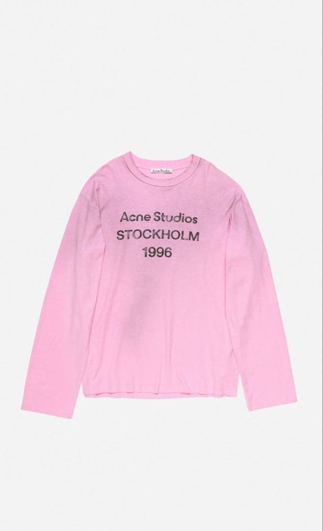 トップス Acne studios cotton candy pink