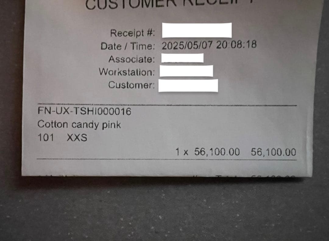 トップス Acne studios cotton candy pink