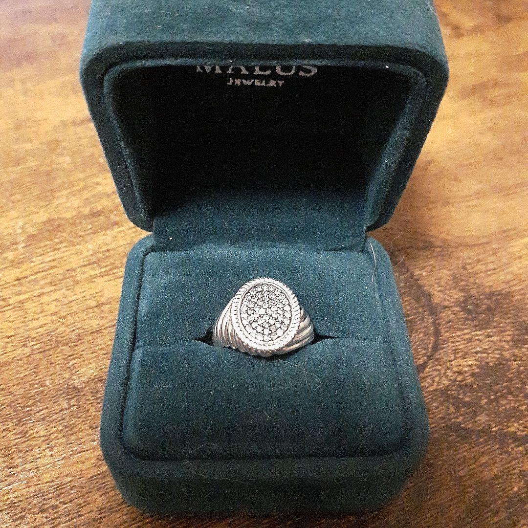 とんこつ40様 MALUS シルバー リング ダイヤモンド