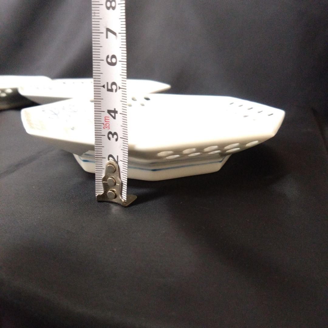 未使用 三川内焼 玉泉窯 透かし彫 桜 八角皿５枚　 　お祝い JAPAN