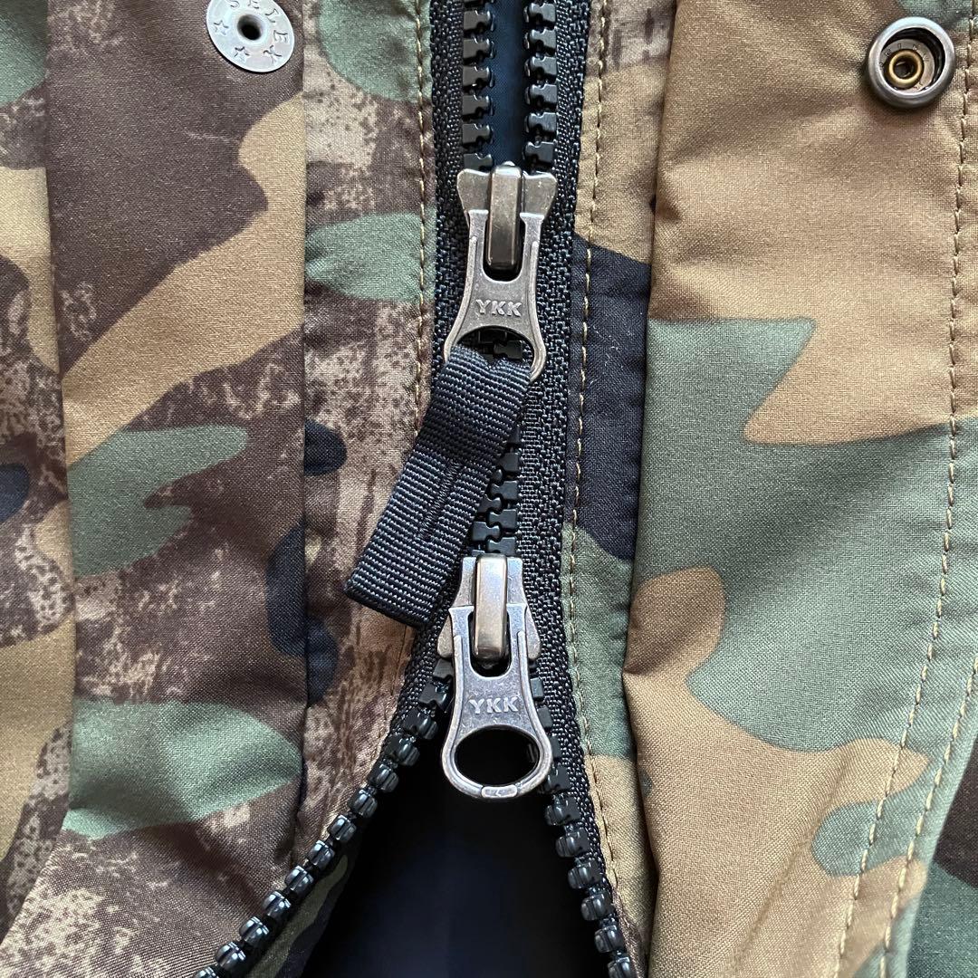 【極美品】THE NORTH FACE／GORE-TEX 迷彩カモ×ブラックXL