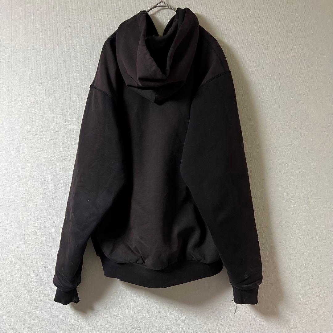 90s Carhartt（カーハート）ジップアップフーディ/ブラウン/US古着