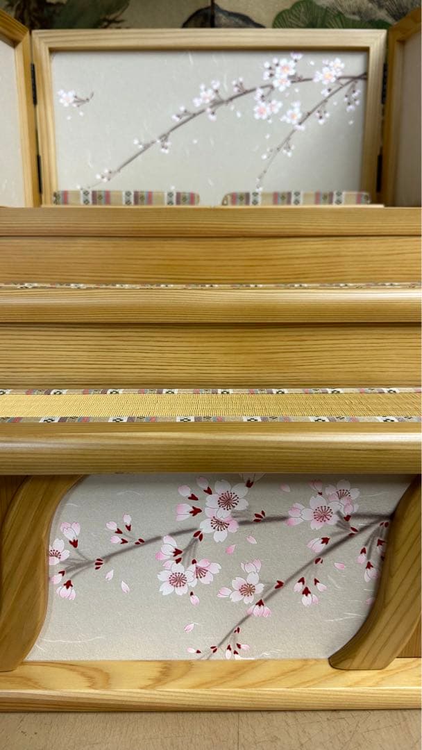 新品、伝統工芸品木目込雛人形セット