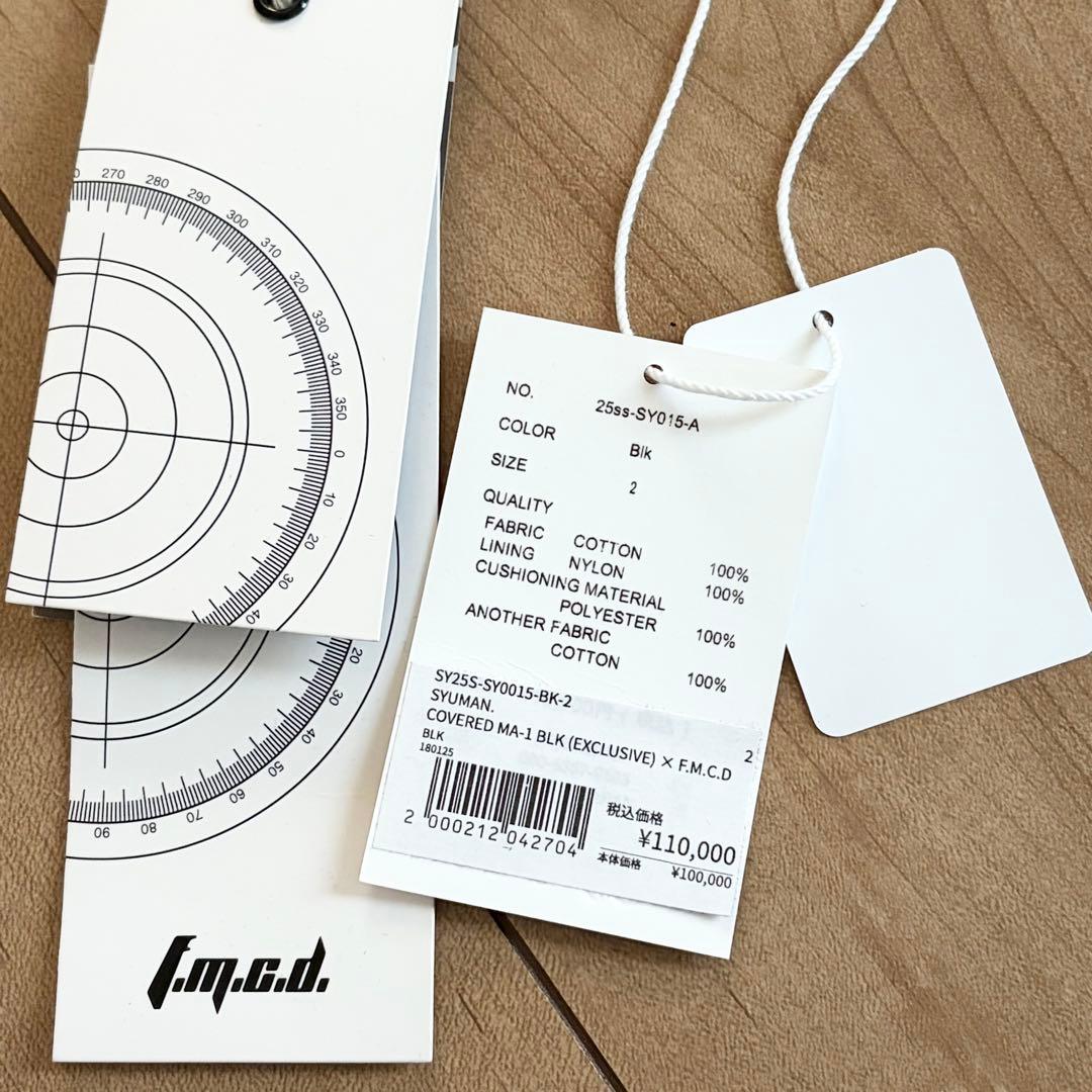 SYUMAN　F.M.C.D　シュウマン　MA-1 Jacket　MA1　黒　L