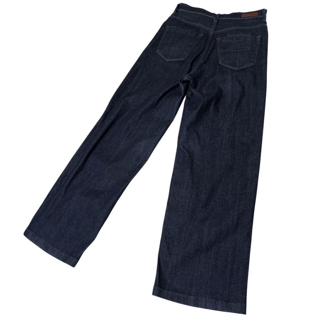 【美品】YANUK LILITH 57103070 ワイドデニム Ｗ26