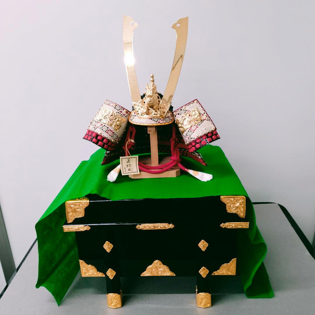 兜　置物　端午の節句　五月人形　あるだけセット