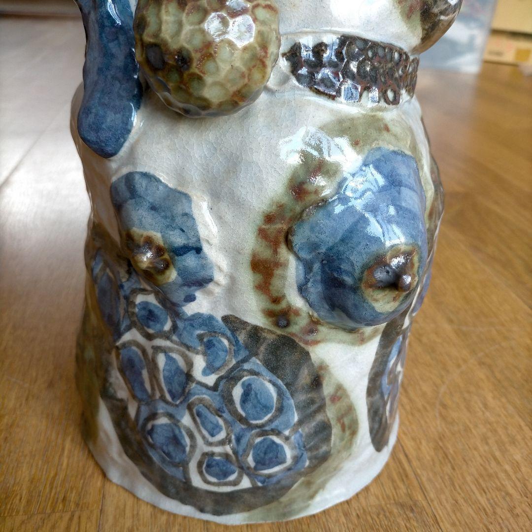 まねき猫 陶製 置物 一点物