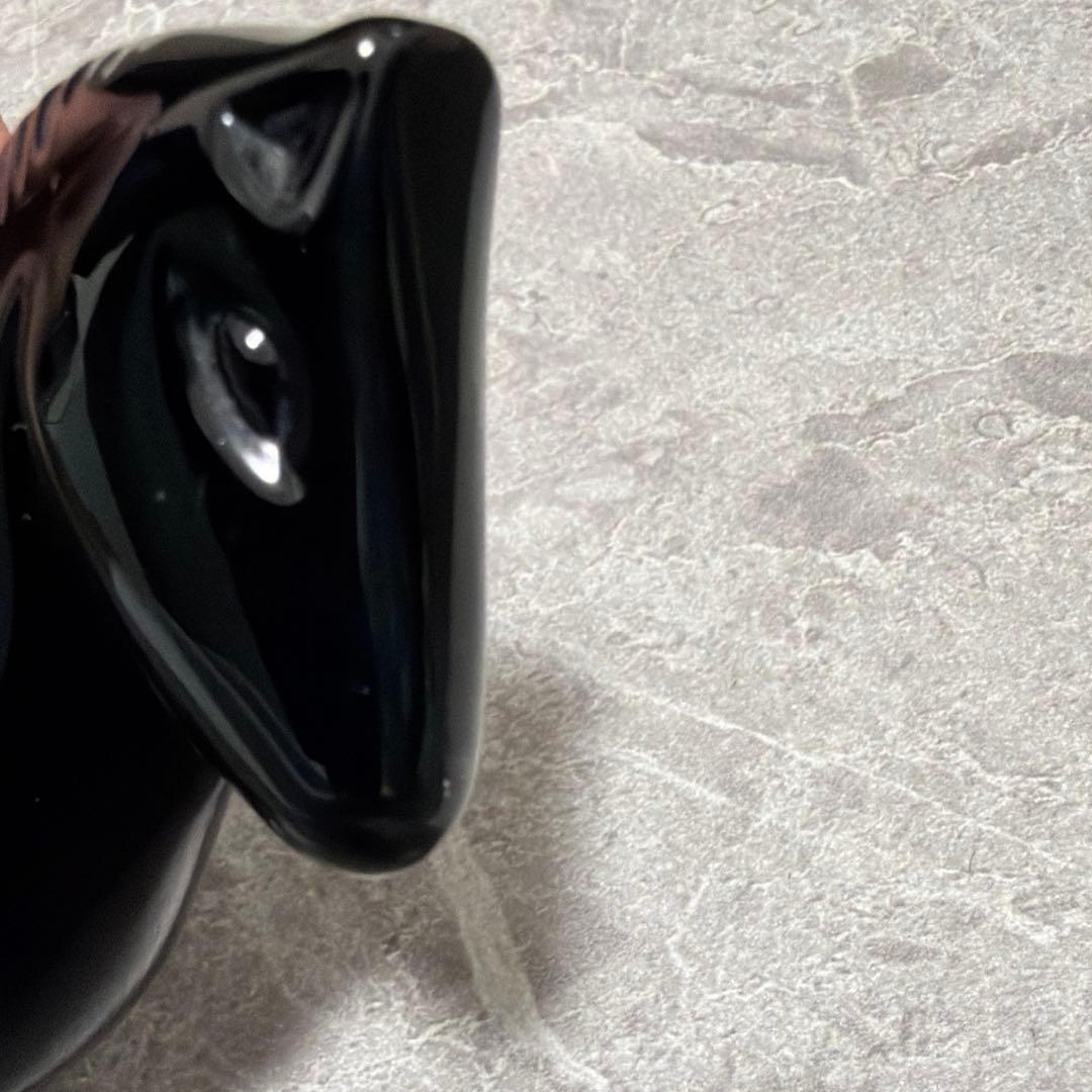 【希少】バカラ 干支 午 馬 ブラッククリスタル フィギュリン 置物 特注品 黒