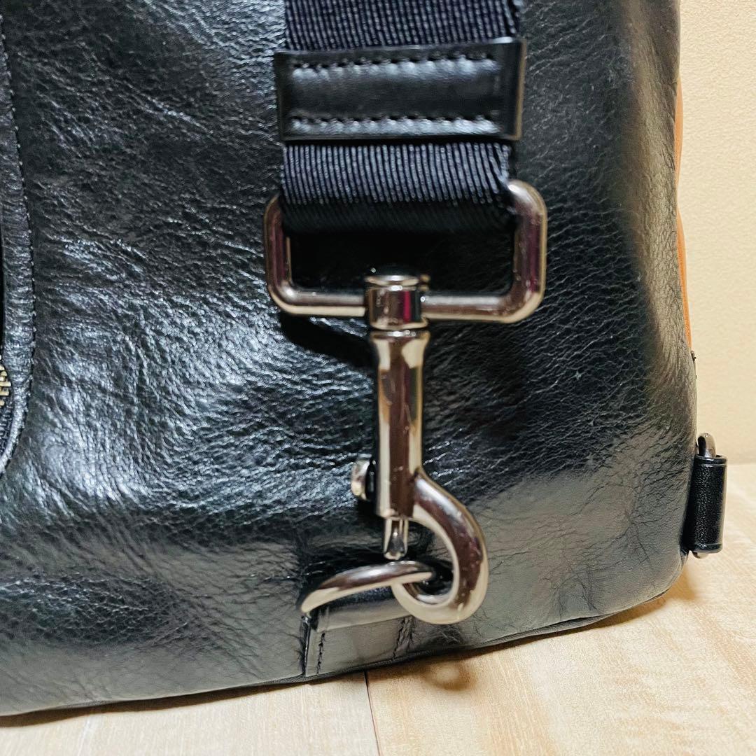 【極美品】COACH/コーチ/オールレザー/ボディバッグ/スリング/72096黒