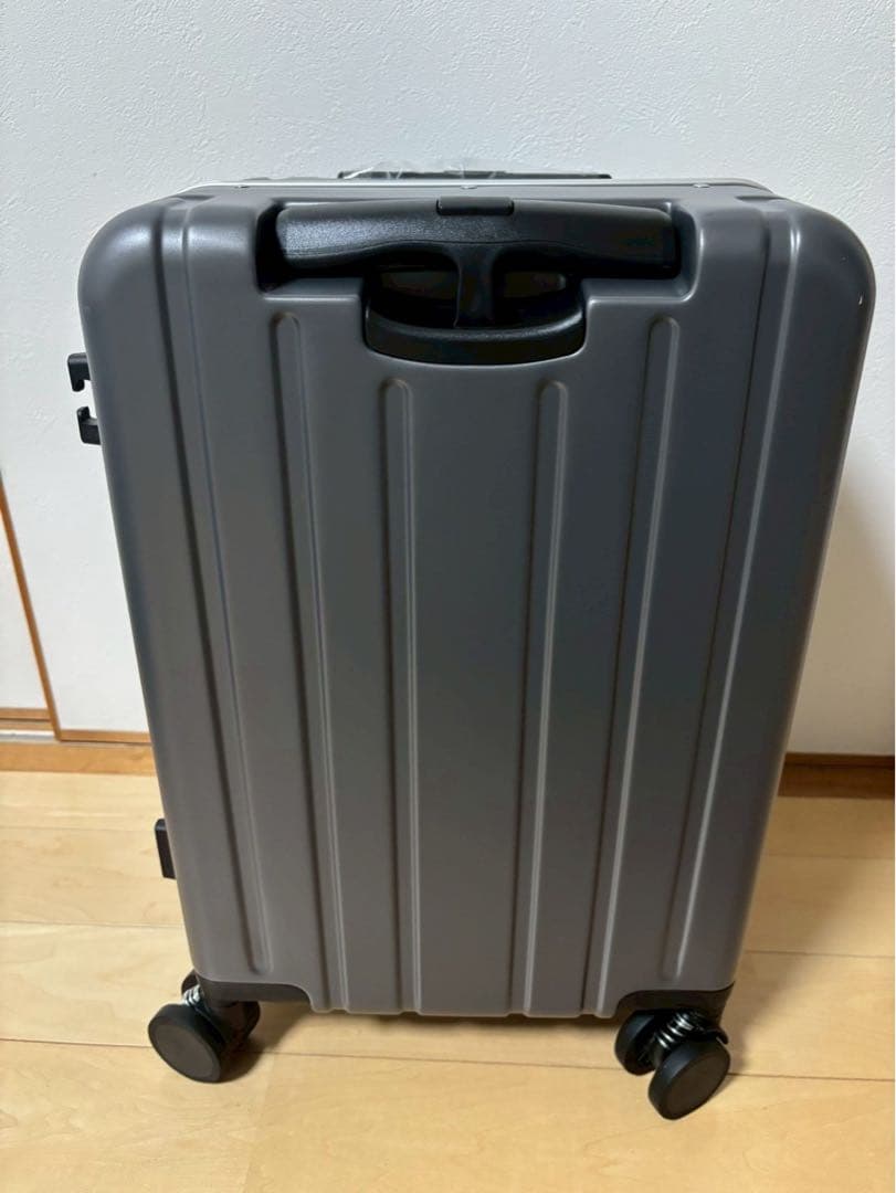 スーツケース 子どもが乗れる キャリーケース 40ℓ 機内持ち込み可 グレー
