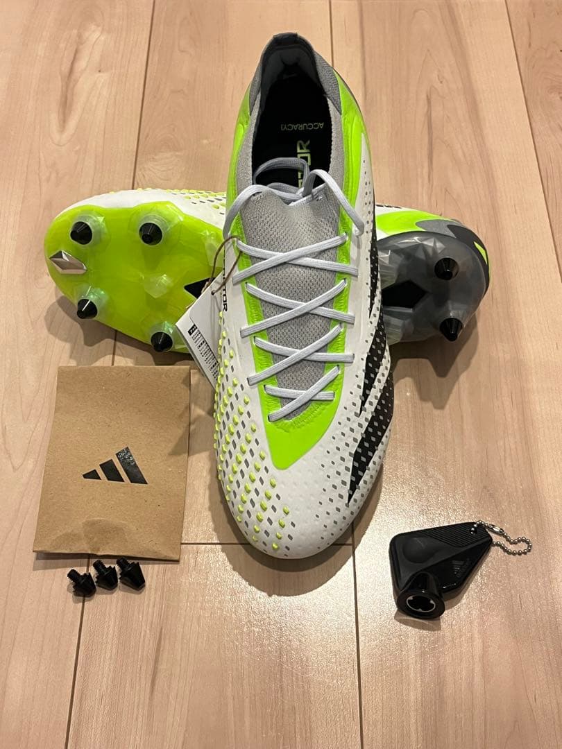 adidas Predator 26.0cm SG ホワイト/グリーン