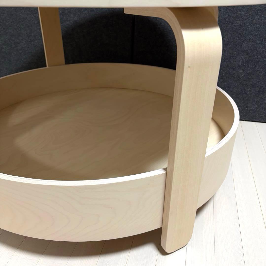 IKEA BORGEBY ボルゲビー　コーヒーテーブル　バーチ材　丸テーブル