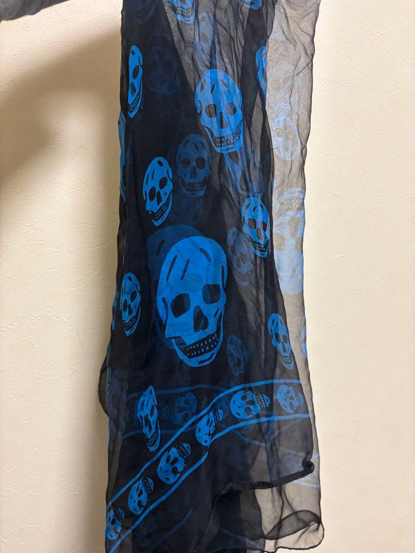 ALEXANDER McQUEEN スカルプリント ストール