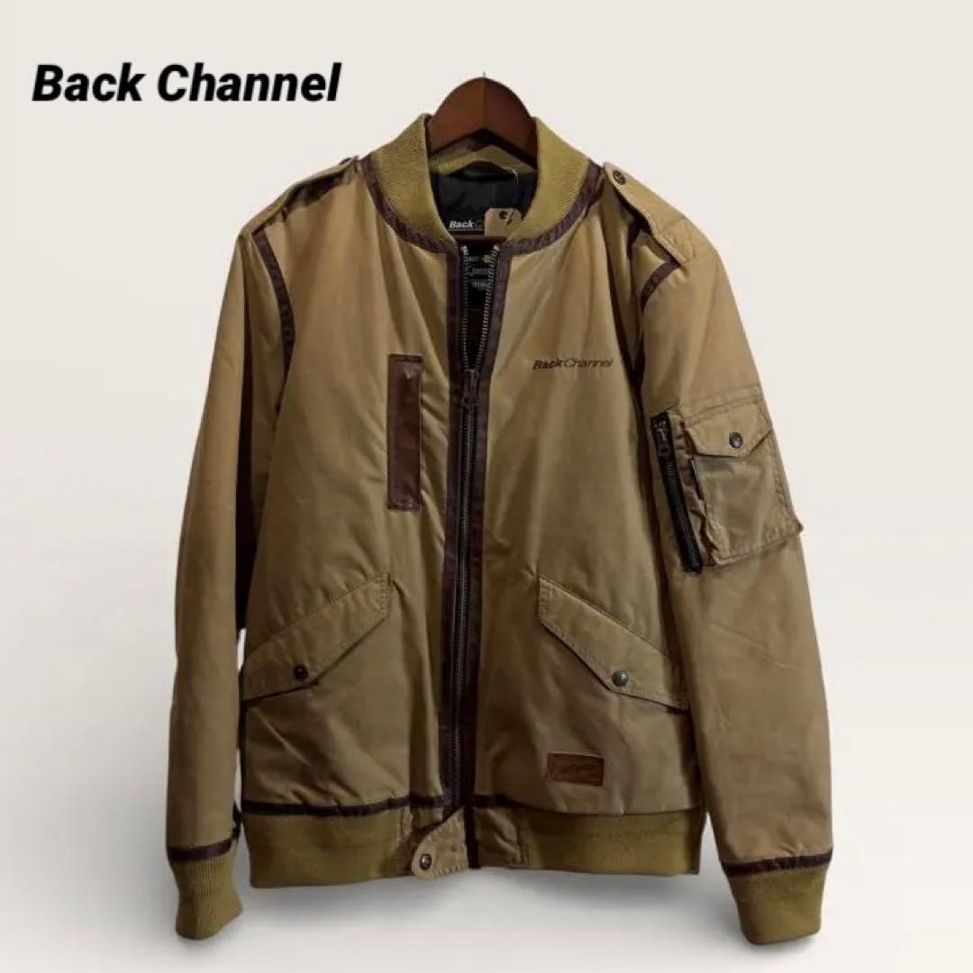 Back Channel×British Millerain MA-1ジャケット