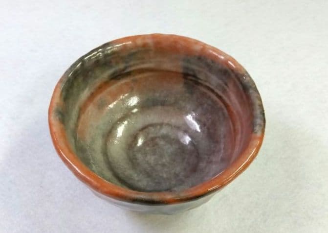 茶道具 茶碗 赤楽 佐々木輝夫 虚室 昭楽 松楽 赤平茶碗 赤茶碗 帰来窯