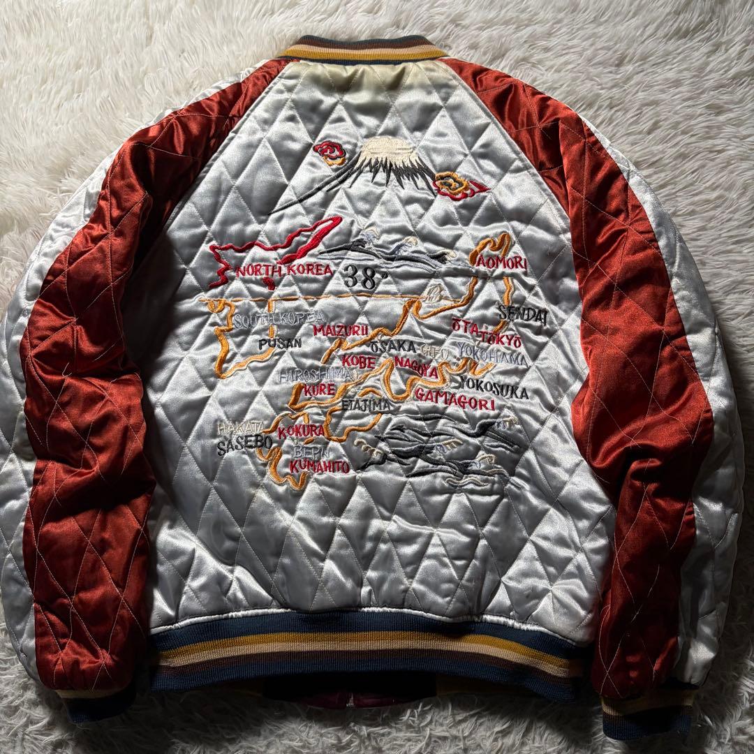 【雰囲気抜群】House of Blues スカジャン　リバーシブル　別珍　40