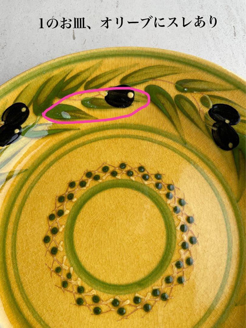 TERRE E PROVENCE フランス製　ハンドペインティング　お皿　7枚