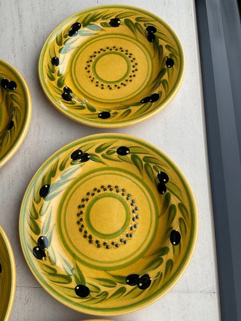 TERRE E PROVENCE フランス製　ハンドペインティング　お皿　7枚