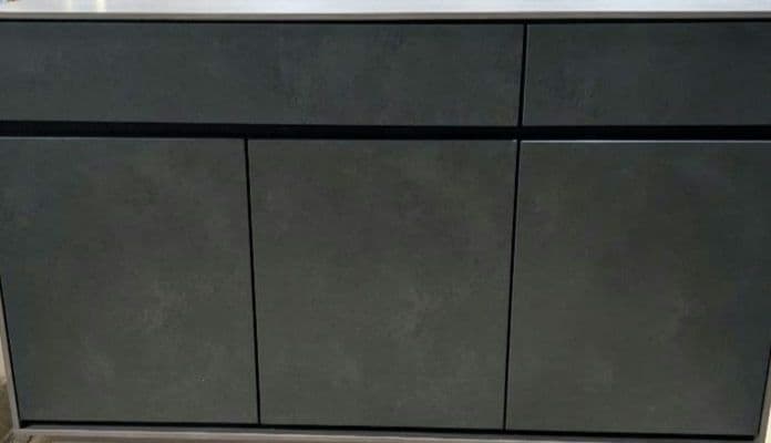 キャビネット グレー 棚